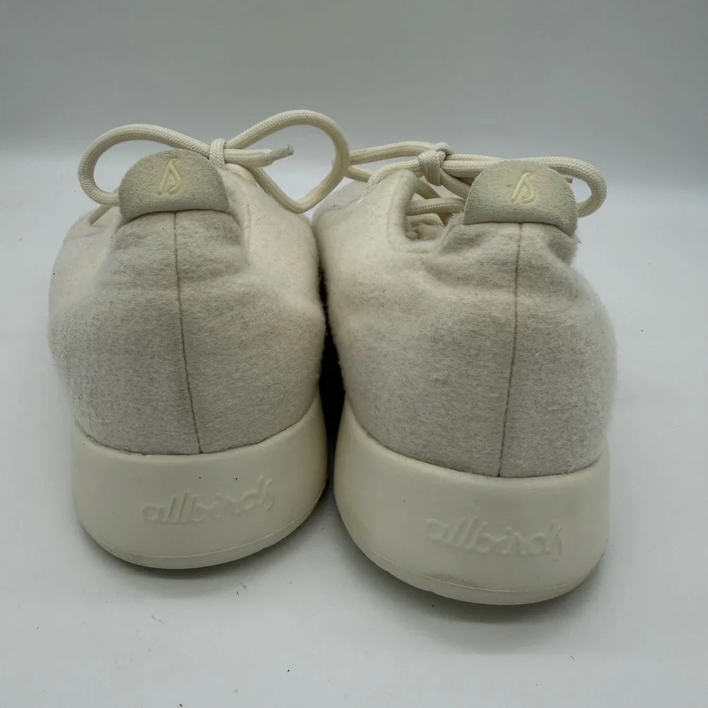Allbirds Wool Runners Cream White Athletic Mens Size 9 Low Top Sneakers
